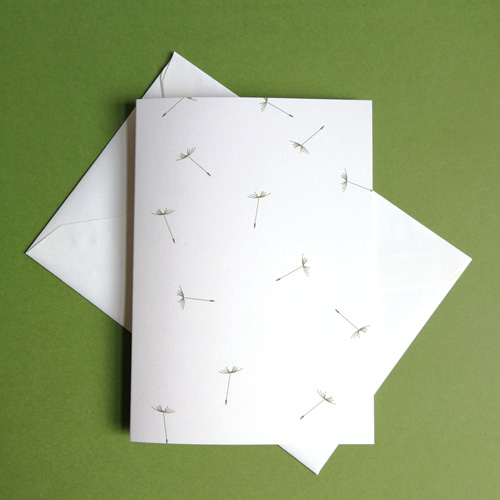 Recycled greeting cards with envelopes