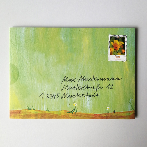 children, greeting cards without envelopes