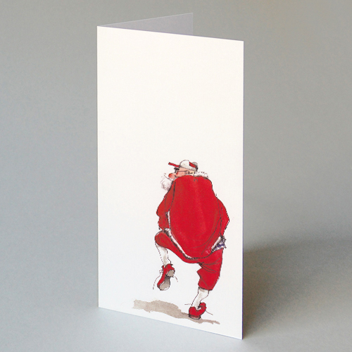 Santa Claus, cartoon christmas cards