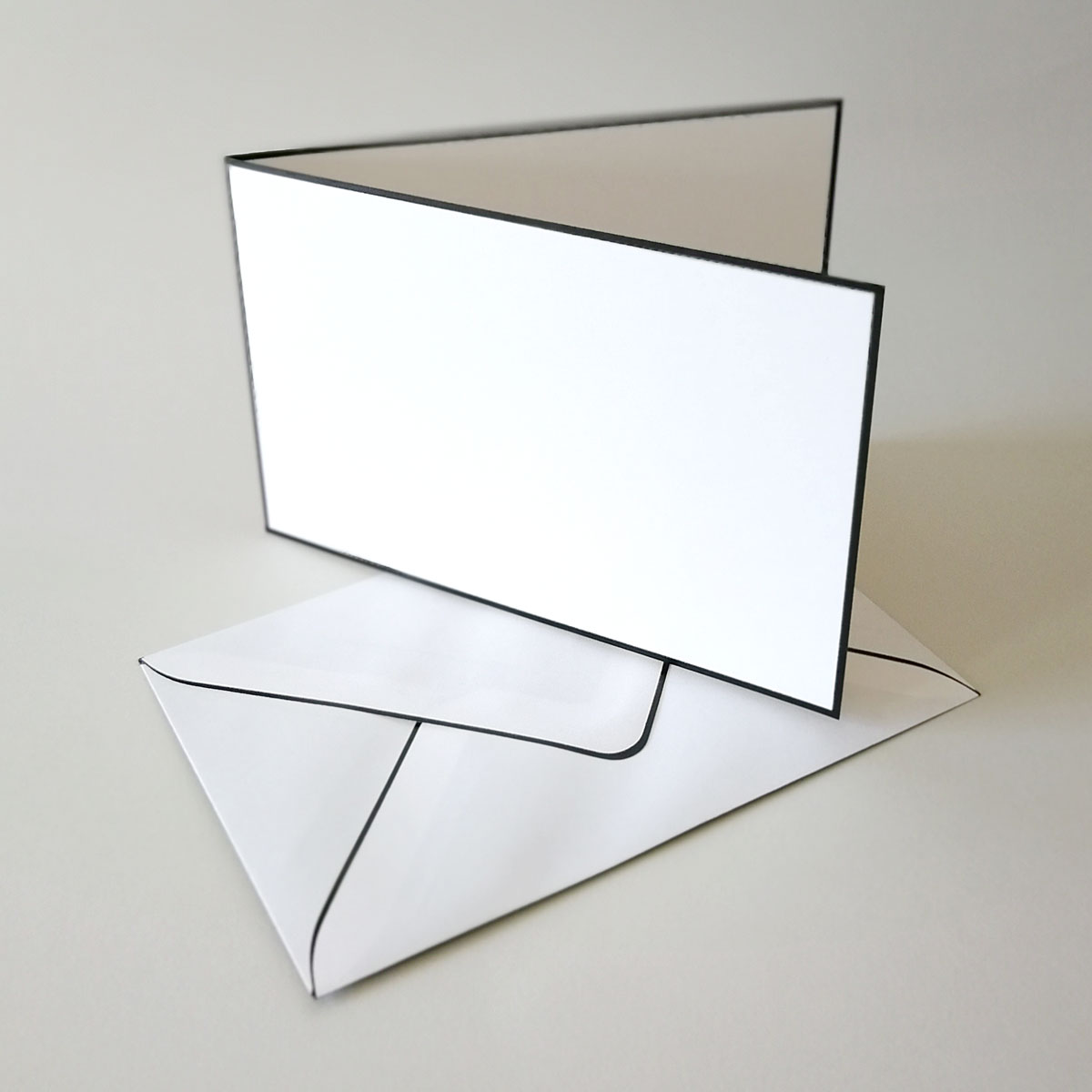 mourning cards with envelopes