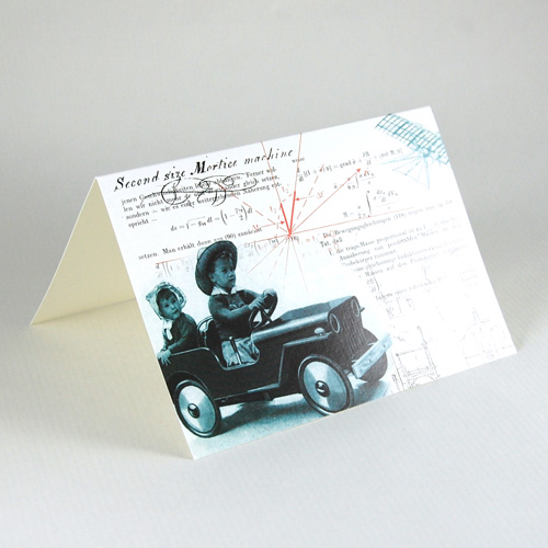 technical stuff, great design printed - greeting cards