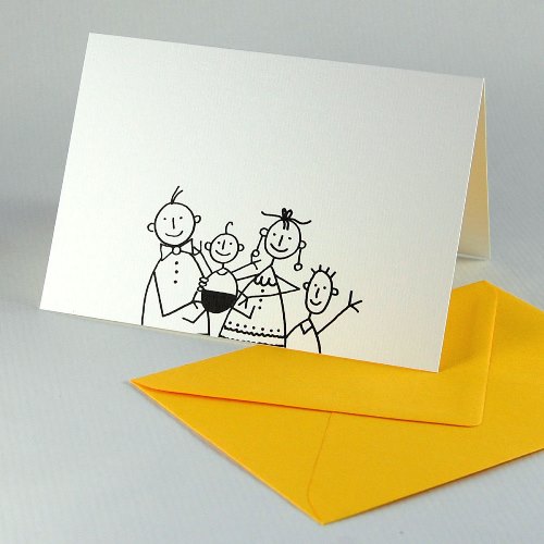 the second baby, greeting cards with envelopes