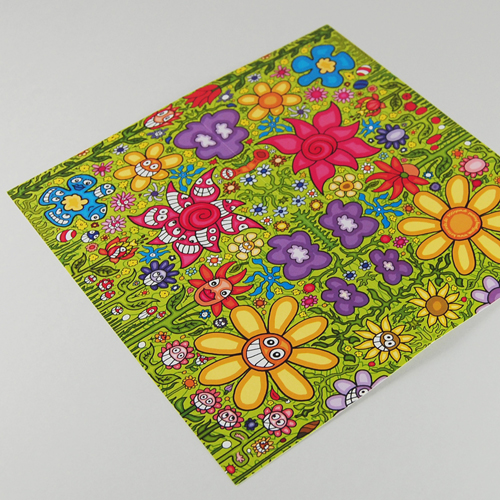 Flower Power, greeting cards printed