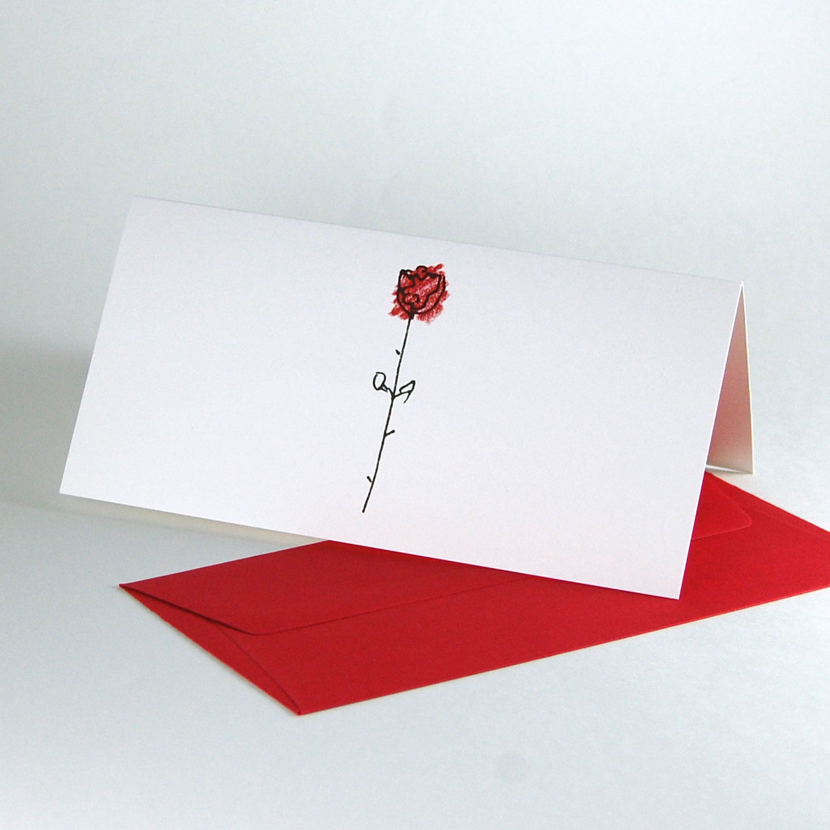 red wedding invitations with red envelopes