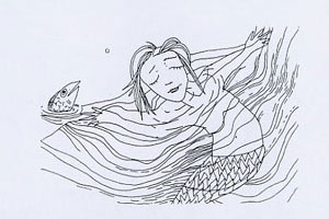 nymphe, cartoon