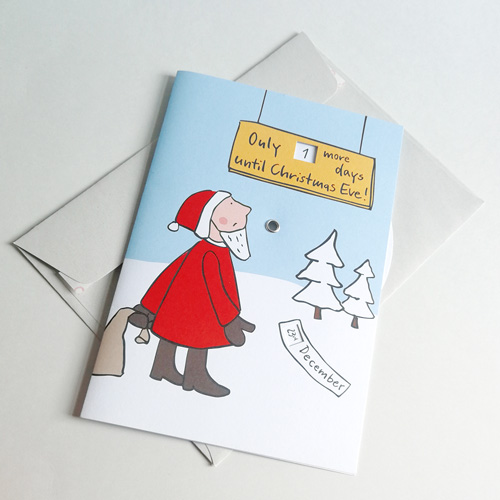 Eco-Friendly Advent Calenders with recycled envelopes