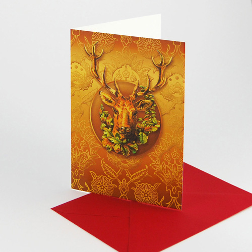 Christmas Cards with red envelopes