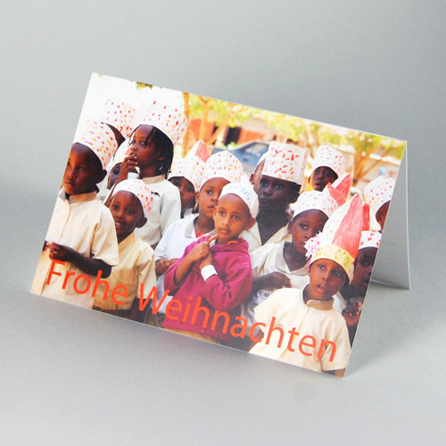 Waiting for Santa Claus - charity christmas cards for burundikids