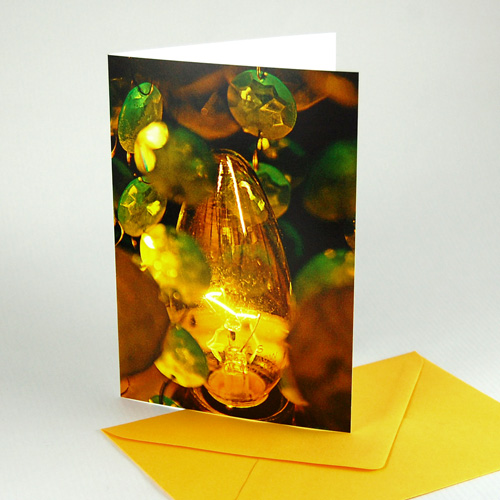 Christmas Cards with yellow envelopes