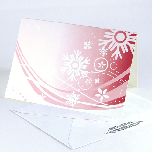 Christmas Cards with red envelopes