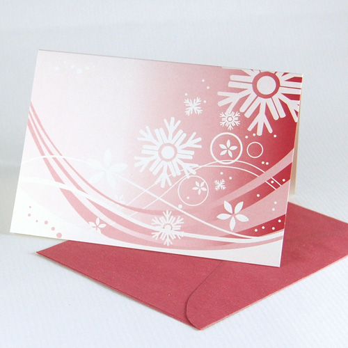 Christmas Cards with red envelopes