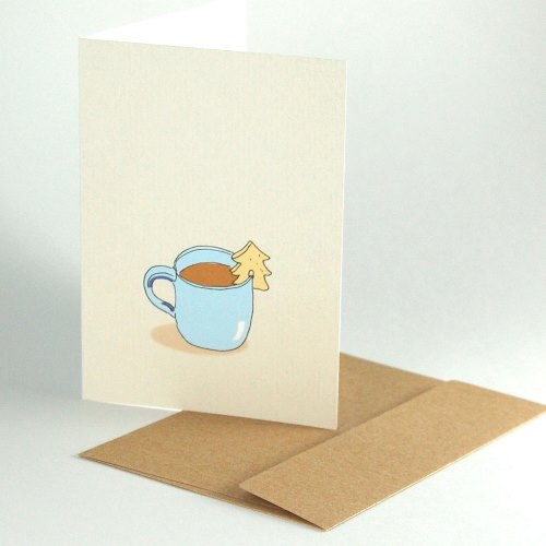 Eco Friendly Christmas Cards: a nice cup of hot chocolate