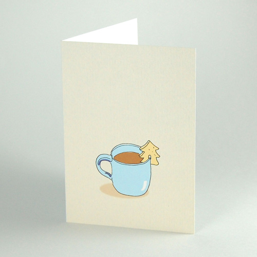 Eco Friendly Christmas Cards: a nice cup of hot chocolate