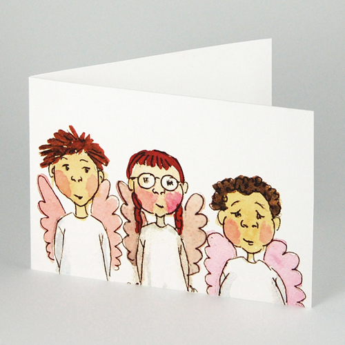 christmas cards: 3 Angels