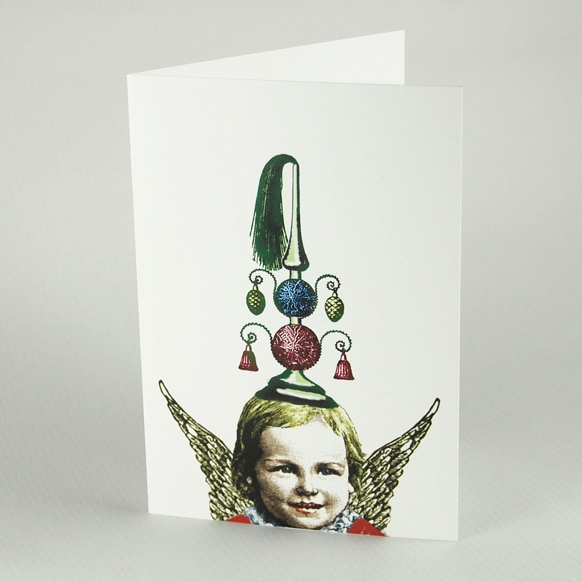 kitsch Christmas Cards: Angel