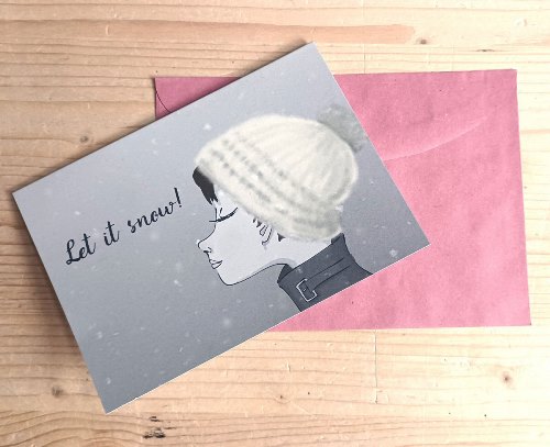 Eco Friendly Christmas Cards with matching envelopes