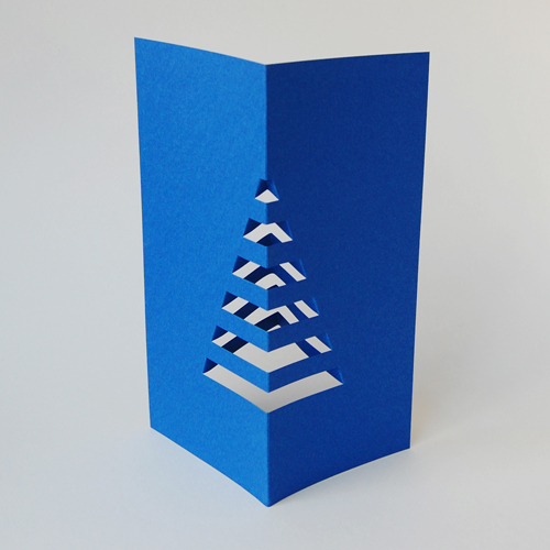blue christmas cards