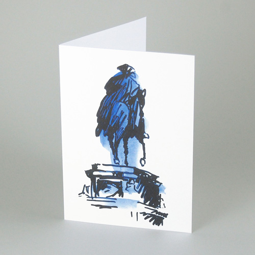 Berlin greeting cards: Frederick the Great, Unter den Linden