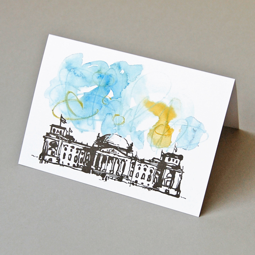 greeting Cards: the German Parliament