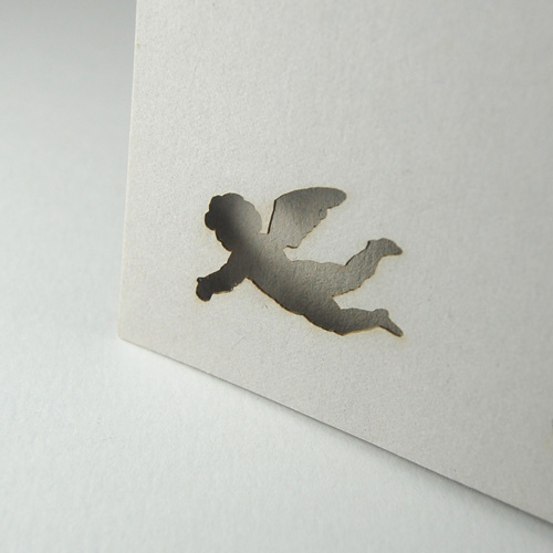 Angels, Christmas Cards with recycled materials