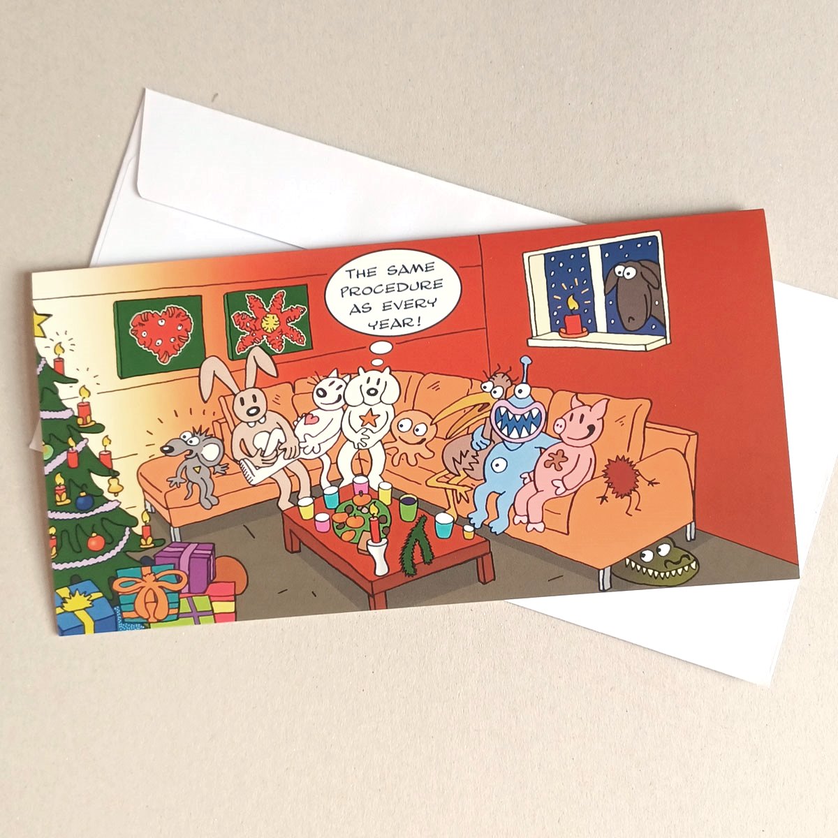 christmas cards with envelopes